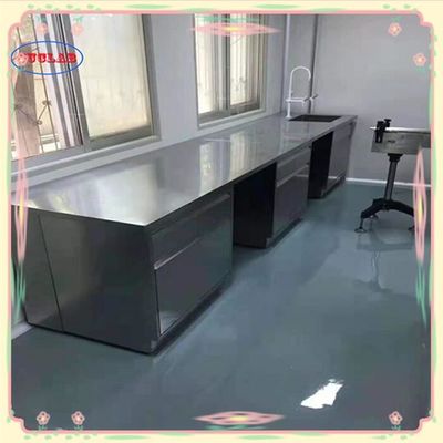 Bom preço Banco de estação de trabalho de laboratório de aço inoxidável integral Número de armários 1500 * 750 * 900MM on-line