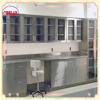 Bom preço Mobiliário de banco de laboratório personalizado como desenho Número de armários on-line