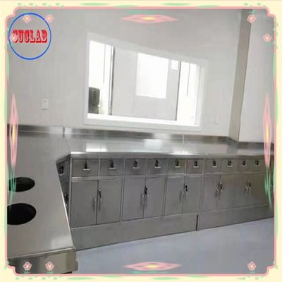 Bom preço 1500*750*900MM Banco de laboratório de aço inoxidável com estrutura integral de 300 kg on-line