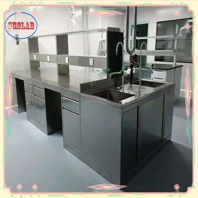Bom preço Banco de trabalho de laboratório polido com estrutura integral Método de instalação de ligação por parafuso on-line