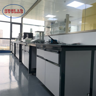 Bom preço Instalação fácil e personalizável Móveis de laboratório de química Laboratório de trabalho em embalagem de madeira compensada de exportação on-line