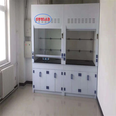 Bom preço Laboratório de capô de fumo químico de alto desempenho Capô de fumo de PP 400m3/h Fluxo de ar on-line