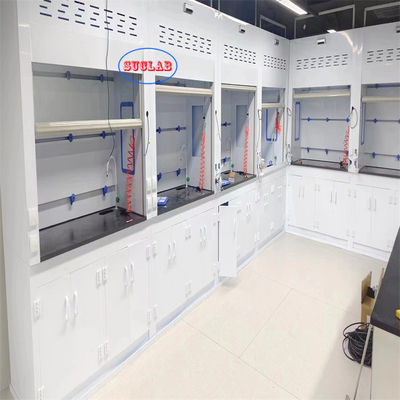 Bom preço Sistema de controlo de microcomputadores Capuz químico de fumo Laboratório de fumo armário tipo de instalação montada na parede on-line