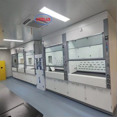 Bom preço Capuz de fumaça de PP personalizado com depuradores para laboratório e hospital 220V Voltage on-line