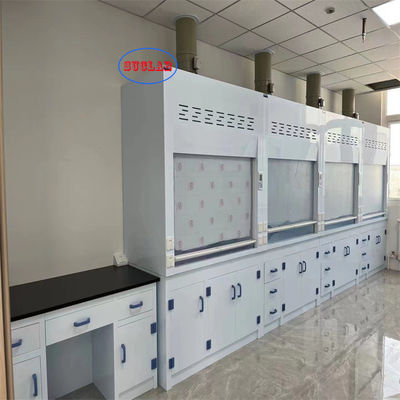 Bom preço Performance de ruído ≤ 60dB Capuz de fumaça química Capuz de fumaça de laboratório com depurador controlado por microcomputador on-line