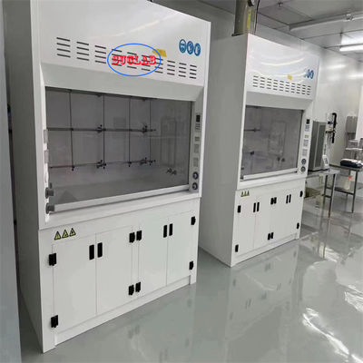 Bom preço Capuzes de fumo químico branco personalizados com limpadores Fluxo de ar 400m3/h Para laboratório de escola e hospital on-line