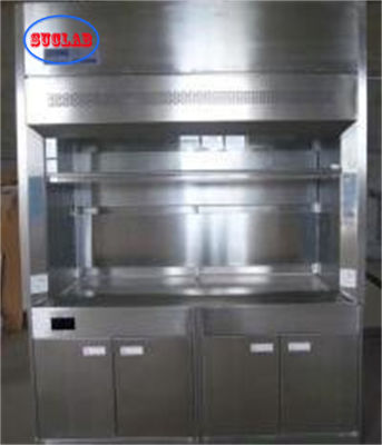 Bom preço Armário de fumo de laboratório de aço inoxidável com fluxo de ar horizontal - 1 ano on-line