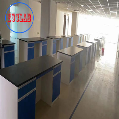 Bom preço Banco de laboratório personalizável com prateleiras para L*1500/750 W *800/850 mm H on-line
