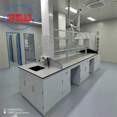 Bom preço Mobiliário de laboratório branco cinzento com prateleiras Gabinete de base em aço para armazenamento de organização de laboratório on-line