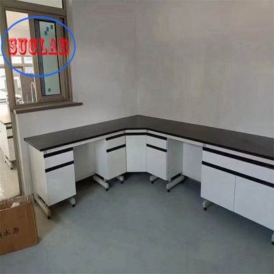 Bom preço 1500*750*900MM Laboratório de Química de Metal de Madeira Bancada de Trabalho Pernas de altura ajustável on-line