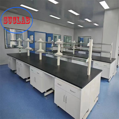 Bom preço Estação de trabalho de laboratório de química montada no chão on-line