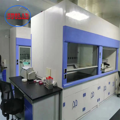 Bom preço Produto de fabricação original resistente a produtos químicos FRP Química Capuzes de fumaça de ácido perclórico para sala limpa da escola on-line