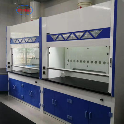 Bom preço Armário de fumo de laboratório de fluxo de ar vertical com limpador de fumo on-line