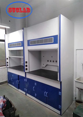 Bom preço Material de FRP ignífugo Armários de fumaça de laboratório para dispositivos de segurança montados na parede on-line
