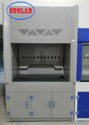 Bom preço Capuz de ventilação de laboratório vertical com 1000-1200m3/h de volume de ar e 10 conexões de escape on-line