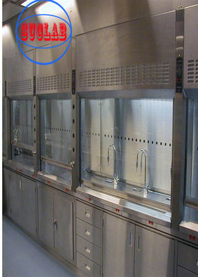 Bom preço Fabricantes de armários de capô de fumaça de tamanho fabricados Manual de controle para ambiente de laboratório seguro on-line