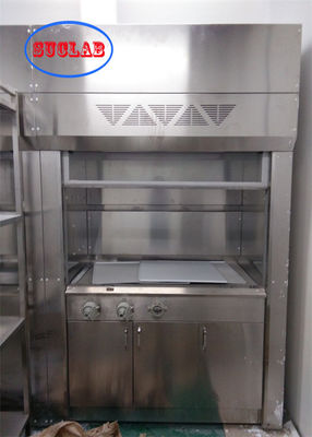 Bom preço 1000 m3/h Volume de ar Tubos de capô de fumaça de laboratório Armários de fumaça de laboratório Fabricantes para investigação industrial on-line