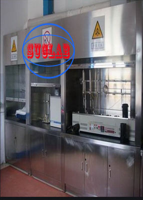 Bom preço Mobiliário comercial Capuz de fumo de laboratório com sistema de ventilação por dutos on-line