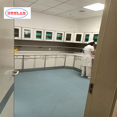 Bom preço Fabricantes de bancas de trabalho de descarte de mobiliário hospitalar de aço completo com L 3000*W 750*H 850 a 900 mm on-line