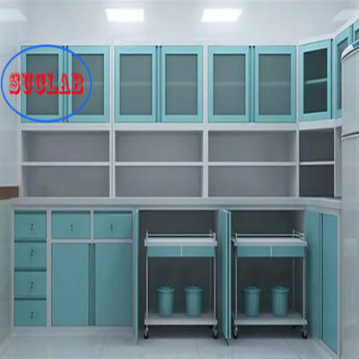 Bom preço Full Steel Hospital Clinic Mobiliário gabinete de tratamento Engrenagem 110 Grau L 3000*W 600*H 850-900mm on-line