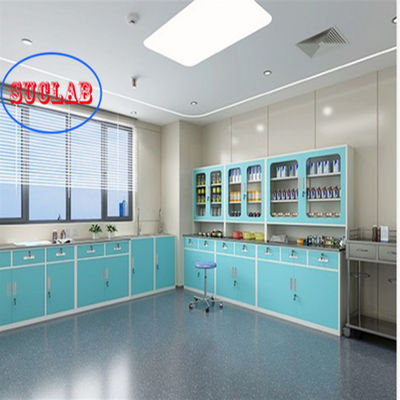 Bom preço Estantes ajustáveis Armazéns de tratamento com mangueiras de aço inoxidável para a sala de eliminação hospitalar on-line