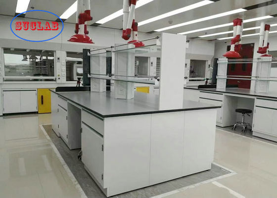 Bom preço Estrutura montada no chão Estação de trabalho de laboratório feita de aço para uso em salas de instrumentos on-line