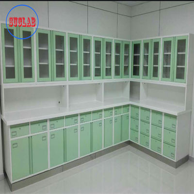 Bom preço Full Steel Wall Mounted Hospital Operação Sala Disposal Gabinete Três Secção Slider on-line