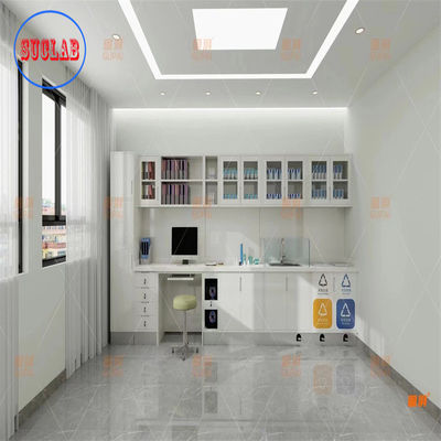 Bom preço 3000*600*850-900mm Fabricantes de caixas médicas para hospitais com prateleiras ajustáveis on-line
