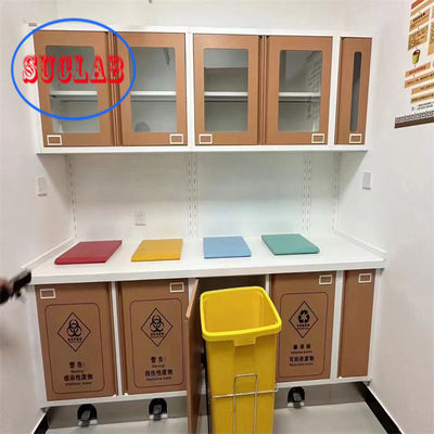 Bom preço Três Secções Slider Hospital Gabinete Médico Malásia Manos de aço inoxidável Prateleiras ajustáveis on-line