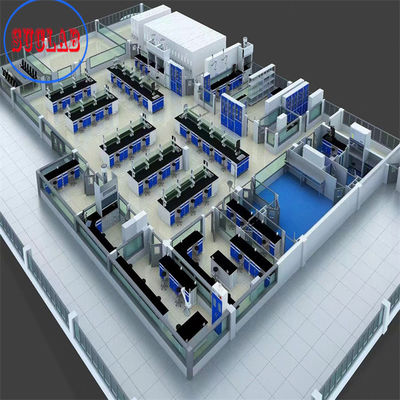 Bom preço Mobiliário de laboratório de química da escola moderna de aço com armazenamento integrado on-line