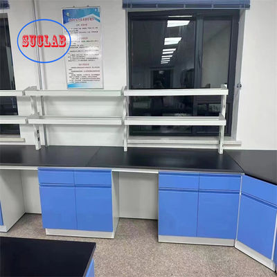 Bom preço Mobiliário de laboratório de química personalizável com função de armazenamento de aço on-line