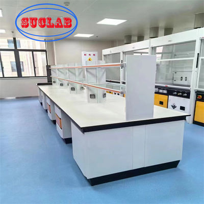 Bom preço Mobiliário de laboratório de química de aço integrado com armários Design moderno Instalação / armazenamento fácil on-line