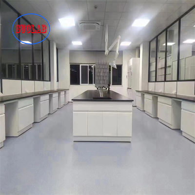 Bom preço Mobiliário de laboratório de química personalizável Modernas mesas revestidas em pó Design integrado on-line