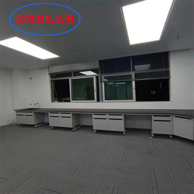 Bom preço Materiais de mobiliário de laboratório de madeira com armários múltiplos laminados resistentes a produtos químicos on-line