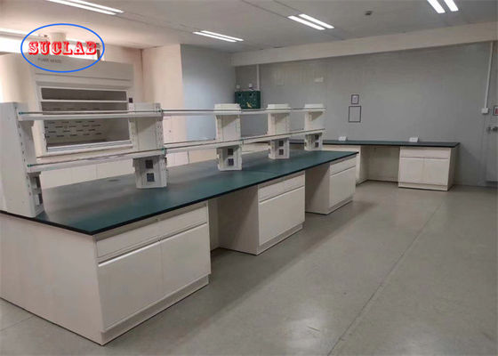 Bom preço Banco de laboratório de química personalizável China Fabricantes com DTC 16-inch Rail Epoxy Coated Faucet Alumínio Handle on-line