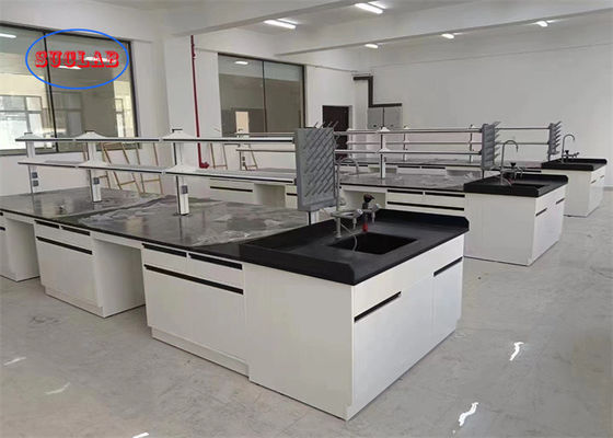 Bom preço Epoxi Resin Sink Química Banco de laboratório Fabricante de móveis de laboratório Vietname Governo e indústria on-line