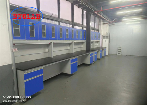 Bom preço Aço resistente a produtos químicos Laboratório de Química de Madeira Bancada de Trabalho Laboratório Estação de Trabalho Vietnam Resina Fenólica ou Epoxi Resina Top on-line
