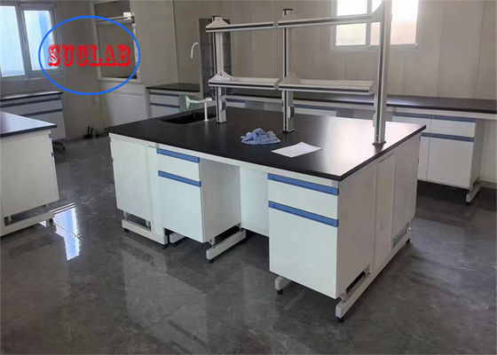 Bom preço Laboratório de Química Bancos de Trabalho Tailândia Com Segurança Multiplos Armários Materiais Resistentes ao Fogo DTC105 Engrenagens DEG on-line