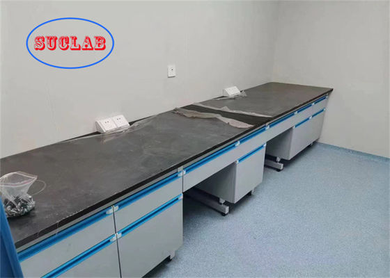 Bom preço Segurança superfície de trabalho laminada laboratório de química banco de trabalho de laboratório pensões e armários com dobradiças DTC105 DEG on-line