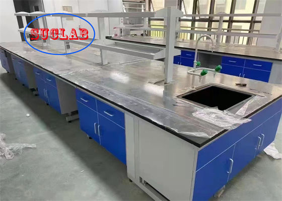 Bom preço Multi Cabinet C Frame Laboratório de Trabalhos / Banco de Laboratório Mesa com Resina Fenólica ou Epoxi Resina Worktop on-line