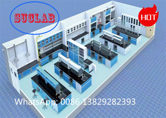 Bom preço Design de bancada de trabalho de laboratório de química com construção à prova de fogo e tops de trabalho de resina duráveis on-line