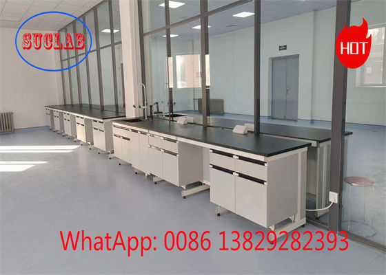 Bom preço Bancos de laboratório de laboratório de química resistentes ao fogo Bancos de laboratório com armários Bancos de laboratório resistentes a produtos químicos on-line