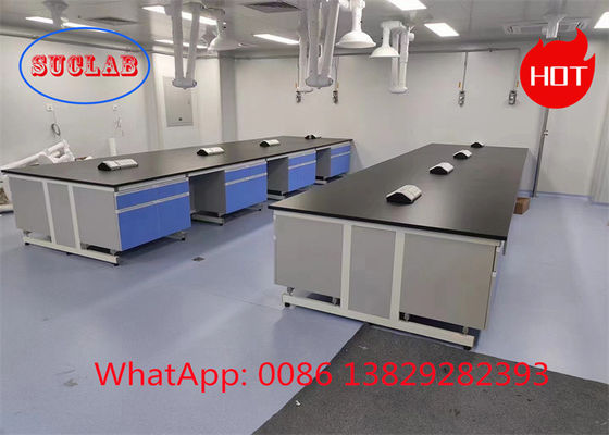 Bom preço Bancos de laboratório químicos de superfície de trabalho de resina fenólica com superfície de trabalho laminada resistente a produtos químicos on-line