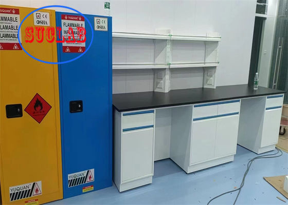 Bom preço Melhor preço bancos de laboratório de resina epóxi com caixotes fabricantes para hospital e escola laboratório de uso on-line