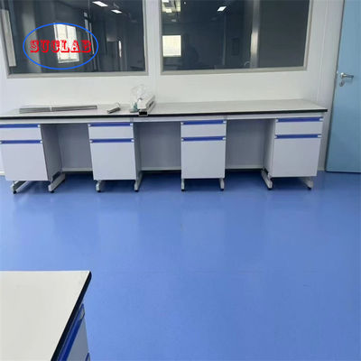 Bom preço Mobiliário de laboratório de química moderno revestido com pó personalizável on-line