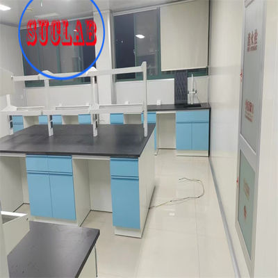Bom preço Resistente a produtos químicos Móveis de laboratório de química Modular laboratório banco de trabalho Função de segurança OEM/ODM aceitável on-line