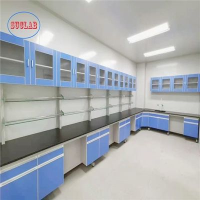 Bom preço Superfície de trabalho laminada resistente a produtos químicos Química Bancos de trabalho de laboratório para experiências seguras e precisas on-line