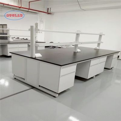 Bom preço C-frame Laboratório de Química Quotação de banco de trabalho com resina fenólica ou resina epoxi plataforma de trabalho e materiais de aço inoxidável on-line