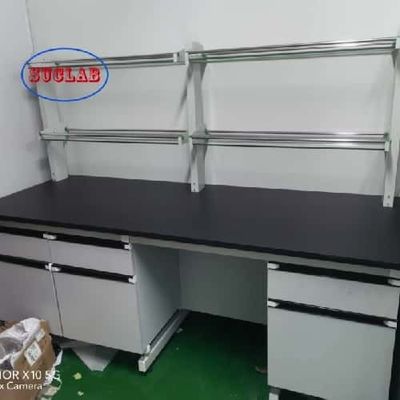 Bom preço Fabricantes de bancos de laboratório de química personalizados com tomada multifuncional e torneira de válvulas de cerâmica on-line
