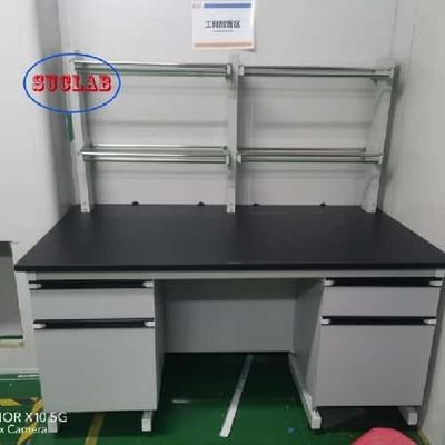 Bom preço Banco de laboratório de química da China Hong Kong com dobradiça de aço inoxidável e bancadas fenólicas on-line